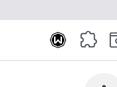 Windscribe icon in toolbar